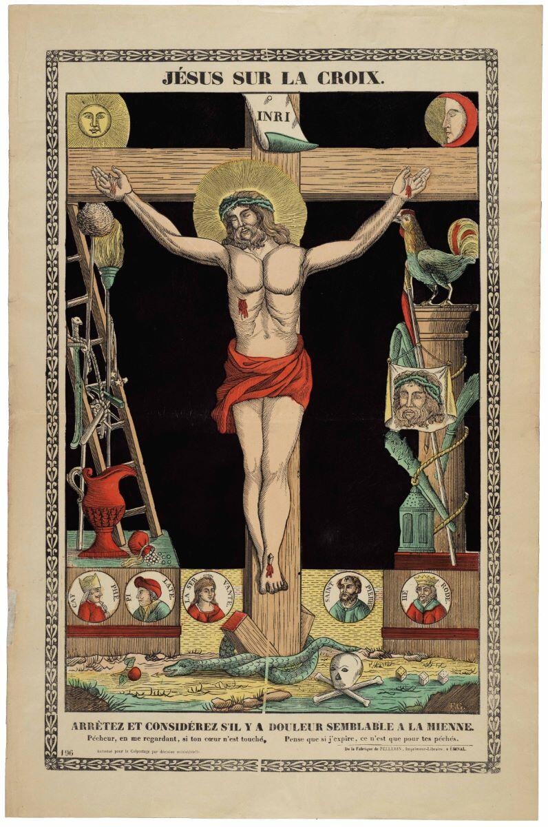JÉSUS SUR LA CROIX. 196 (titre inscrit)_0